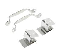 Risveglio Storm Ready Window Panel Clips 12 Inch Plywood, 16 Pack Brackets with Installation Hardware Hurricane Season Prep