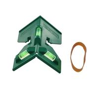 Risveglio Sturdy Plastic Post Pipe Leveling with 3 Vials Precise Horizontal and Measurement on Job Sites