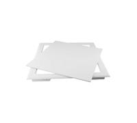 Risveglio Stylish ABS Wall Access Panel Pipe Wire Maintenance, Modern Push-to-Open Inspection Hatch Home Office 350x350mm