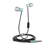 Risveglio Ultra-Flat Wired Earbuds for Side Sleepers Noise Isolating(Blue)
