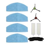 Risveglio Vacuum Accessory Sets for Airzeen for G20 Pro Accessory Main Side Brushes Filter Mop Cloth for Vacuum Cleaner Floor Maintenance Enhanced Cleaning Performance Efficient Collection