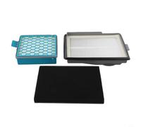 Risveglio Vacuum Cleaner Hepa Filter, Replacement for Miele Boost CX1 Blizzard, Compatible with Part 11639240 SF HY60, Washable Filters for Pet Hair(1 Set)