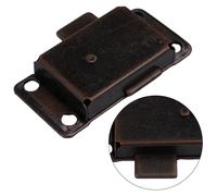 Risveglio Vintage Metal Drawer Lock Set with, Retro Bronze Cabinet Wardrobe Cupboard for Door Latch Jewelry Box Furniture, Green Bronze 53x26mm
