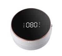 Risveglio Wall Mount Automatic Soap Dispenser 300ML Touchless Foam Pump Temperature Power Display Adjustable Settings for Black White