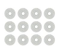 Risveglio Washable Replacement Mop Cloths for ECOVACS DEEBOT T30C, T30 Pro | OMNI, T50 Max Pro, Soft Absorbent Pads for Hard Floors, 12 Pack