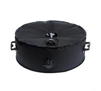 Risveglio Water Filled Umbrella Base, for Round Weather Resistant Patio Parasol Stand with Handle Garden, Beach & Pool, Black PVC Outdoor Support(40L)