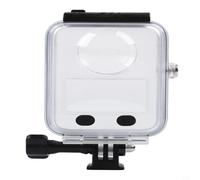 Risveglio Waterproof Case for OSMO for 360 Action Camera, PC + Tempered Glass Housing with Touch Control, Transparent Diving Shell Underwater Photography, 12x4.5x9.3cm