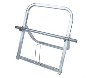 Risveglio Wire Rack Cable Reel Dispenser with Single Axle Metal Holder for Efficient Cable and Rope Organization in Commercial Environments