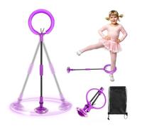 RISVOWO Skipping Ring Foot Spinner Children's Swing Wheel Children Opvouwable Knipperende Springbal Burning Wheel Met Light Wheel Skip Ball Outdoor Garden Gifts Gift for Boys Girls 5 6 7 8 9 10 Years
