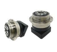 RISWEKFW 1pcs Helical Gear Flange Output Planetary Gearbox Reducer 5 ≤Arcmin Speed 4:1-100:1 NEMA34 86mm Stepper Motor Planetary Gearbox Computerized Numerical Control(19mm Input,Ratio 4 to 1)