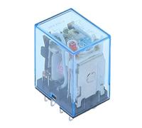 RISWEKFW 1pcs MY2P HH52P MY2NJ Relay Coil General DPDT Micro Mini Electromagnetic Relay Switch with LED AC 110V 220V 380V DC 12V 24V 36V(AC,48V)