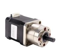 RISWEKFW 1PCS Nema 17 17HS6401S-PG Extruder Gear For 3D Printer Stepper Motor Ratio Optional Planetary Gearbox Step 42 Motor Geared(Ratio 189-1)