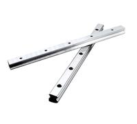 RISWEKFW Computerized Numerical Control HGR15 Linear Guides 2 pcs 2400-4000mm linear rails docked rail Extra long docking guide rail For Computerized Numerical Control Router 3D Printer(3700mm)