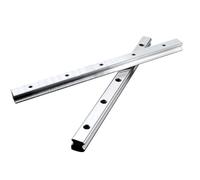 RISWEKFW Computerized Numerical Control HGR30 Linear Guides 2 pcs 2400-4000mm linear rails docked rail Extra long docking guide rail For Computerized Numerical Control Router 3D Printer(2600mm)