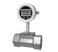 RISWEKFW Round-Head Digital Turbine Flow Meter RS485 Pulse Output Battery Powered Liquid Flow Sensor(KS40-1200-420A D8M2T001)