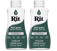 Rit All Purpose Liquid Dye Dark Green 236ml (Pack of 2)