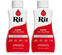 Rit All Purpose Liquid Dye Scarlet 236ml (Pack of 2)