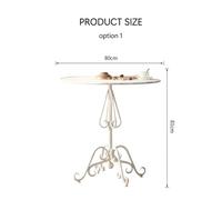 Rit Concept Antonia Outdoor Garden Dining Table Set, Iron - Option 1 Garden Table