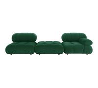 Rit Concept B&B Camaleonda Style Two Seater Sofa, Velvet - Green - No Ottoman - Two Seater 190cm