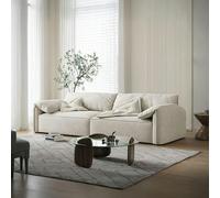 Rit Concept Calista Two Seater Sofa, Suede - Grey - Three Seater 280CM