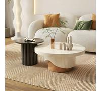 Rit Concept Cecily Living Room Set Round Nesting Coffee Table Set - Option A - 50+80CM