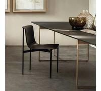 Rit Concept Choi Dining Chair With Armrest, Leather - Black - NO Armrests