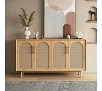 Rit Concept Constance Rattan Sideboard, Pine Wood - 160cm
