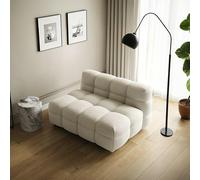 Rit Concept Cora Single Seater, Two Seater Sofa, Lazy Sofa, Boucle - White