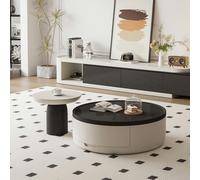 Rit Concept D'Angelo Round Coffee Table Set With Storage - Style 3