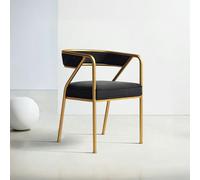 Rit Concept Dwight Dining Chair, Gold Legs - Pink - 4