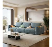 Rit Concept Ethan Knole Two Seater, Three Seater, Four Seater Sofa, Velvet - Blue - Four Seater 320cm