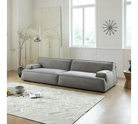 Rit Concept Fanny Two Seater, Three Seater, Four Seater Sofa, Suede, Grey - Grey - Four Seater 320cm