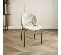 Rit Concept Jerome Dining Chair, Velvet - White