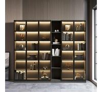 Rit Concept Kauffman Wine Storage With Glass Doors, Display Cabinet - 230cm - No Lighting