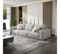 Rit Concept Koch Two Seater Sofa, Three Seater Sofa, Linen - Grey - Three Seater 320CM