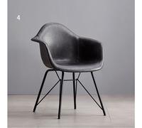 Rit Concept Lilliana Dining Chair, Brown - Grey - Real Leather