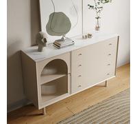 Rit Concept Meerveil Sideboard, One Glass Door With Four Drawers - Yes