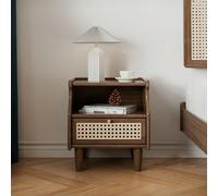 Rit Concept Nelson Bedside Table, Rubber Wood - A - 40cm
