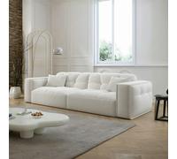 Rit Concept Rita Two Seater, Three Seater, Four Seater Sofa, Boucle - White - Two Seater 240cm