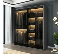 Rit Concept Rod Wardrobe, Grey - 1.8+0.4m - B