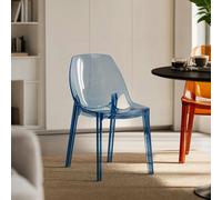 Rit Concept Schmitt Ghost Chair, Plastic Dining Chair, Acrylic - Purple