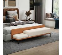 Rit Concept Yvonne Bench, Leather - 175cm - Dark Brown