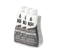 Rit Dye Liquid 236ml Charcoal Grey Pack of 3