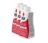 Rit Dye Liquid 236ml Cherry Red Pack of Three