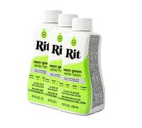 Rit Dye Liquid 236ml Neon Green Pack of Three