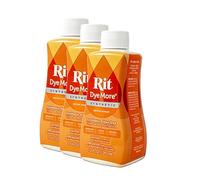 Rit Dye Liquid Synthetic 236ml Apricot Orange Pack of Three