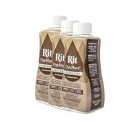 Rit Dye Liquid Synthetic 236ml Chocolate Brown Pack of Three