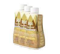 Rit Dye Liquid Synthetic 236ml Sand Stone Pack of Three