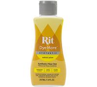 Rit Dye More Synthetic 7oz Daffodil Yellow Dye for Synthetic Fabrics, Acrylic, Acetate, Nylon, Rubber