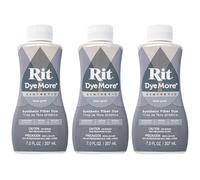 Rit DyeMore 7 Oz. Synthetic Liquid Fiber Dye for Clothing, Décor, and Crafts - Frost Gray (3 Pack)